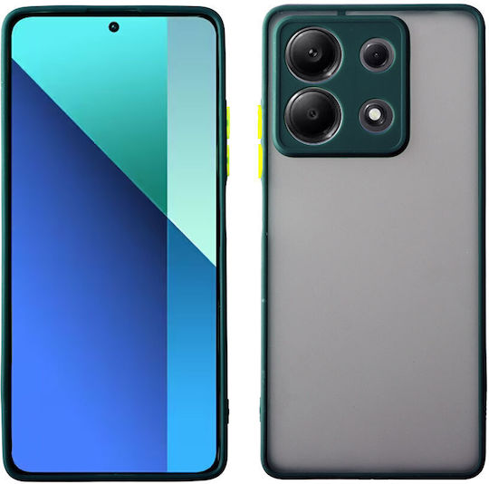 Lime Hardshell Fusion Full Camera Protection Задна корица Пластмаса Зелен (Redmi Note 13 Pro 5G / Poco X6)