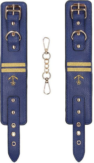Δερμάτινες Ποδοπέδες Ouch Vegan Leather Ankle Cuffs Sailor Theme