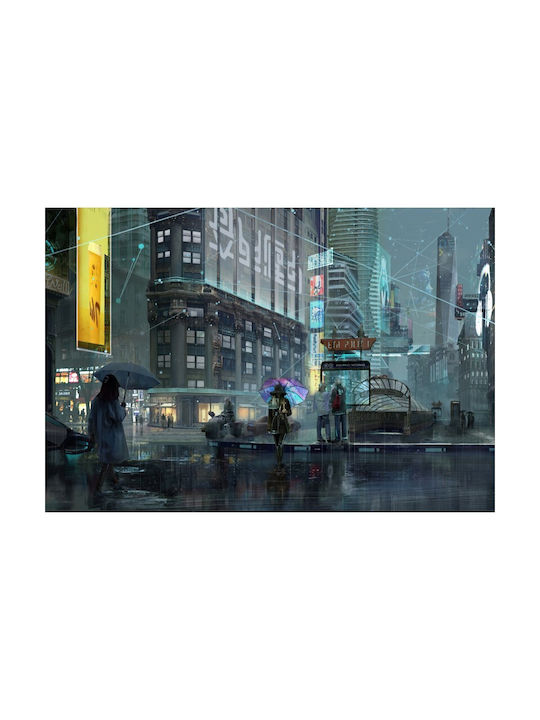 Poster Rainy Day In Cyber City 90x61cm