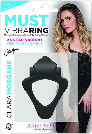 Clara Morgane Pro Vibrating Cock Ring Negru