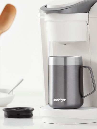 Contigo Glas Thermosflasche Rostfreier Stahl 420ml Sake mit Handgriff