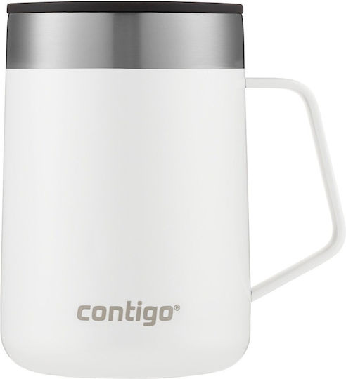 Contigo Ποτήρι Θερμός Ανοξείδωτο 420ml Salt με Λαβή