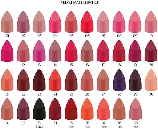 Golden Rose Velvet Matte Κραγιόν Velvet 23 4.2gr