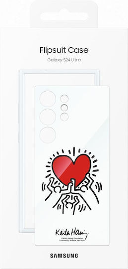 Samsung Umschlag Rückseite Silikon Weiß (Galaxy S24 Ultra)
