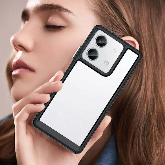 Hurtel Outer Space Задна корица Пластмаса с Каишка Черен (Redmi Note 13 5G)