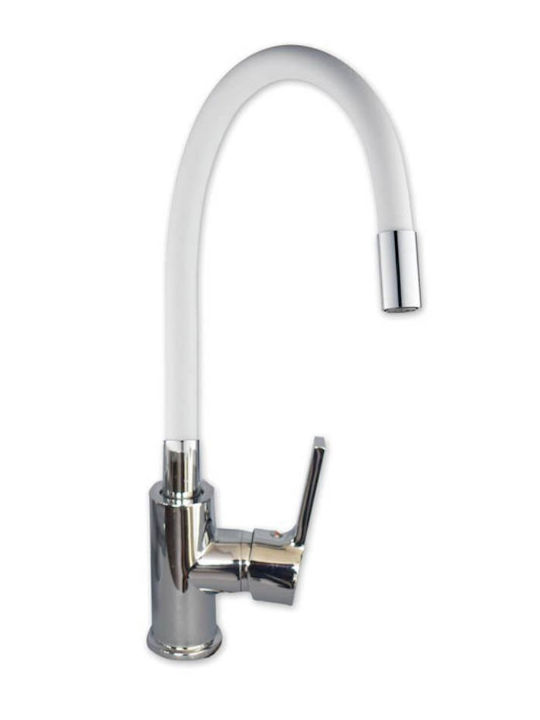 Oscar Plast Tender Kitchen Faucet Flexible Chrome Beige Oscar Plast Tender Kitchen Faucet Flexible Chrome Beige
