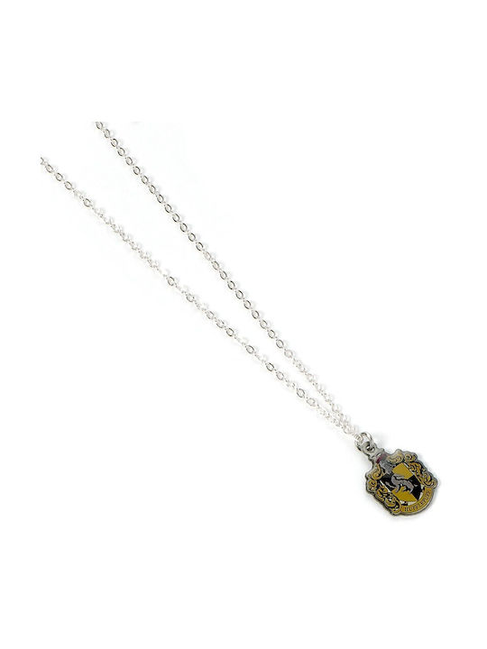 Harry Potter Hufflepuff Anhänger versilbert Anhänger Kette Ewnx0024