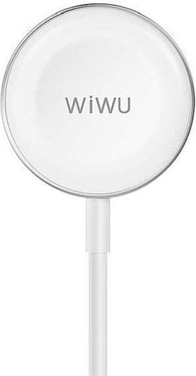 Wiwu Wireless Ladegerät für Apple Watch (Aluminiumgehäuse) Weißς