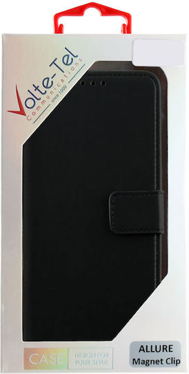 Volte-Tel Book Δερματίνης Μαύρο (Redmi Note 13 Pro+)