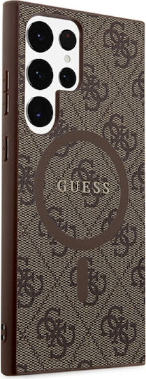 Guess Back Cover Δερματίνης / Δερμάτινο Καφέ (Galaxy S24 Ultra)
