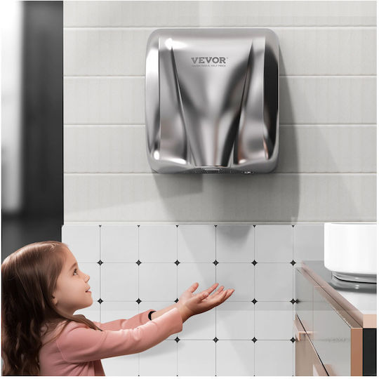 Vevor Hand Dryer Stainless Steel with Sensor in Silver Colour 1.8kW BGSGSJBXGZDGAR9TKV2