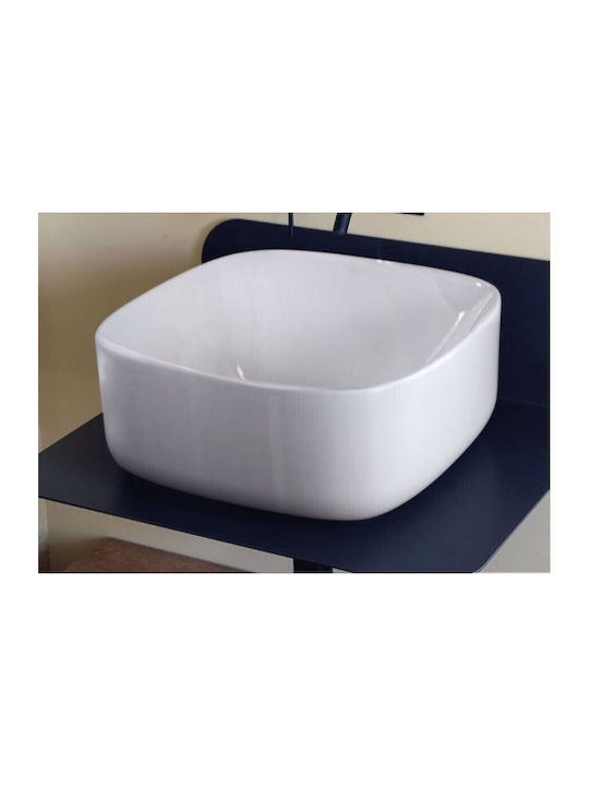 Scarabeo Moon Vessel Sink Porcelain 42x42cm Moon white