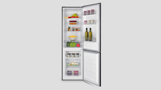 Inventor Ψυγειοκαταψύκτης 253lt NoFrost Υ181xΠ55xΒ60εκ. Inox PSC18155IN