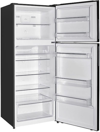 Davoline Double Door Refrigerator 415lt NoFrost H178xW70xD68cm Gray FDX 415E NF DARK IX