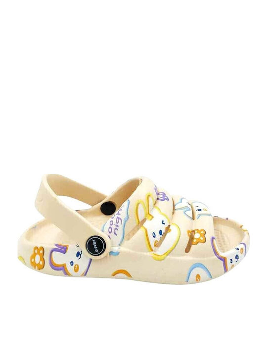 Kids' Slides Beige