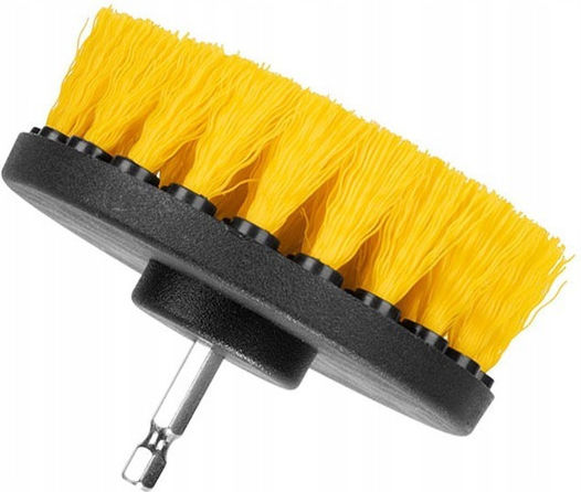 Plastic Drill Cleaning Brush Black