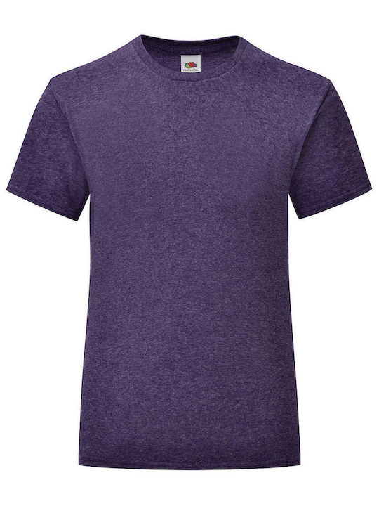 Fruit of the Loom Kids T-shirt Purple