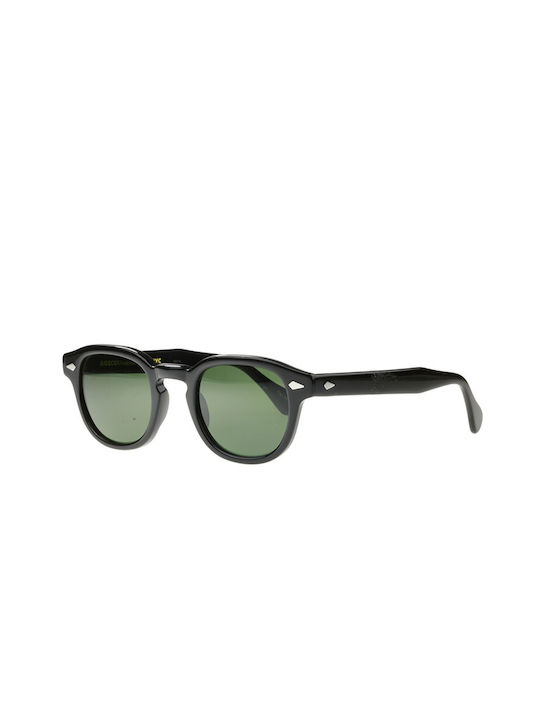 Moscot Sunglasses with Black Plastic Frame and Polarized Lens MOSCOT LEMTOSH