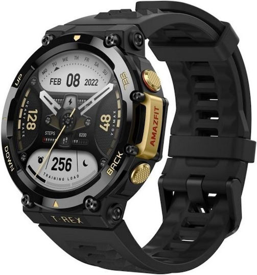 Amazfit GTR Mini Stainless Steel 42mm Waterproof Smartwatch with Heart Rate Monitor (Midnight Black)