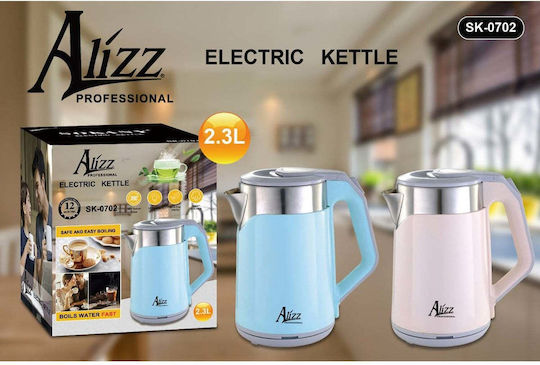 Alizz SK-0702 Βραστήρας 2.3lt 1800W Μπλε
