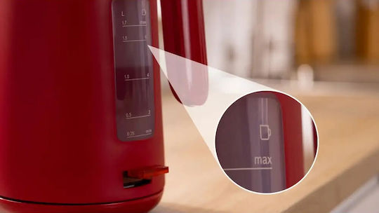 Bosch Mymoment Електрическа Кана 1.7l 2400W Червена
