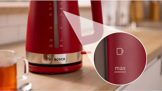 Bosch Mymoment Kettle 1.7lt 2400W Red