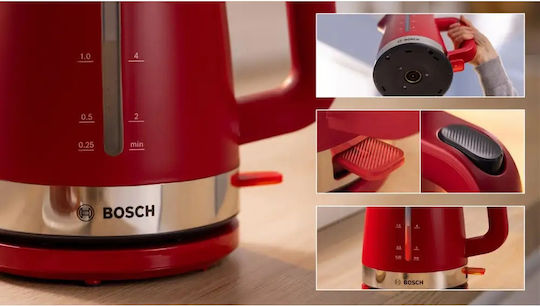Bosch Mymoment Kettle 1.7lt 2400W Red