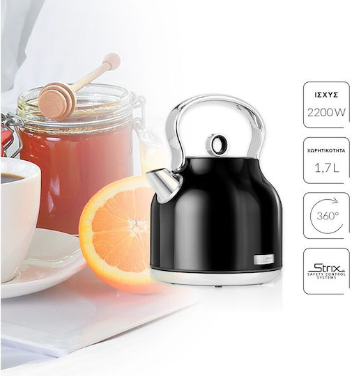 MPM Fierbător 1.7lt 2200W Negru