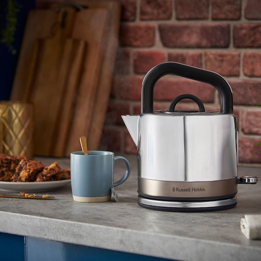 Russell Hobbs Distinctions Βραστήρας 1.5lt 2400W Ασημί