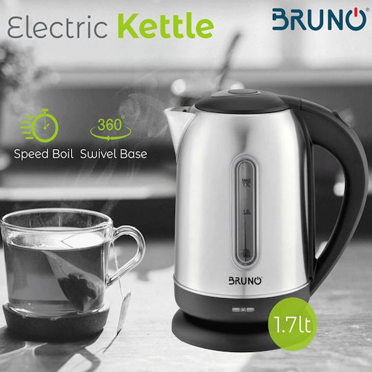 Bruno Reisekessel 1.7Es 2200W Silber