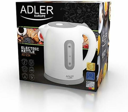 Adler Kettle Travel Size 1.7lt 2200W White