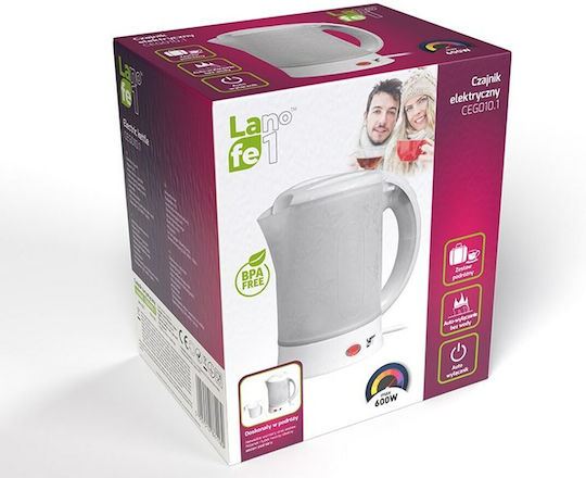 Lafe CEG-0010.1 Електрическа Кана 600ml 650W Бял