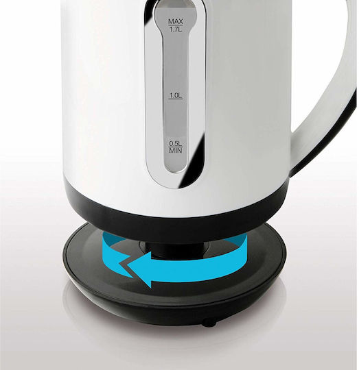 Taurus Aroa Βραστήρας 1.7lt 2200W Λευκός