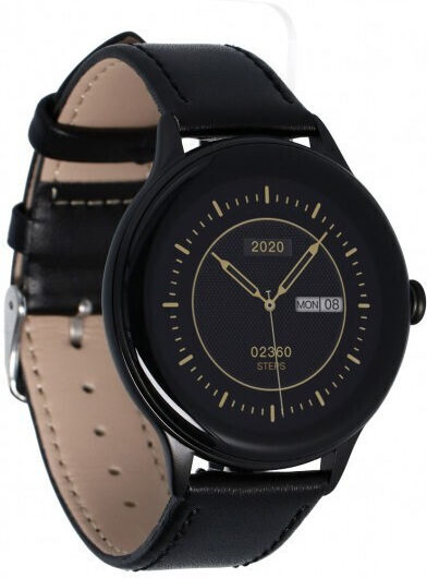 MaxCom FW48 Smartwatch cu Pulsometru (Vanad Satin negru)