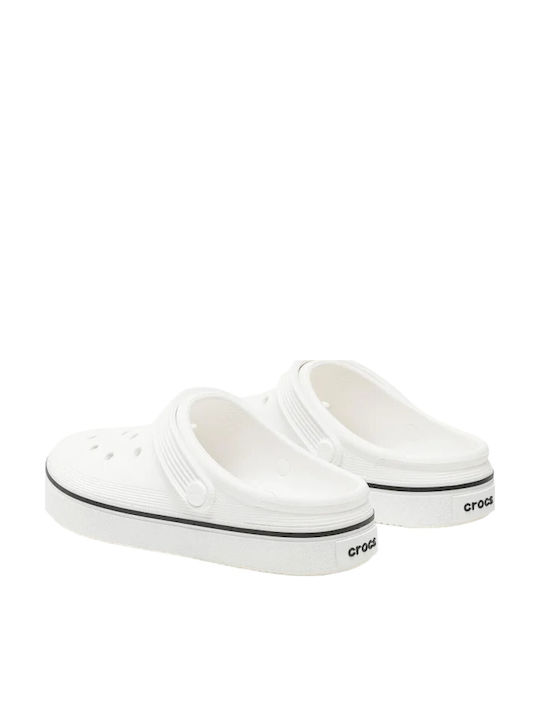 Crocs Off Court Σαμπό Λευκά