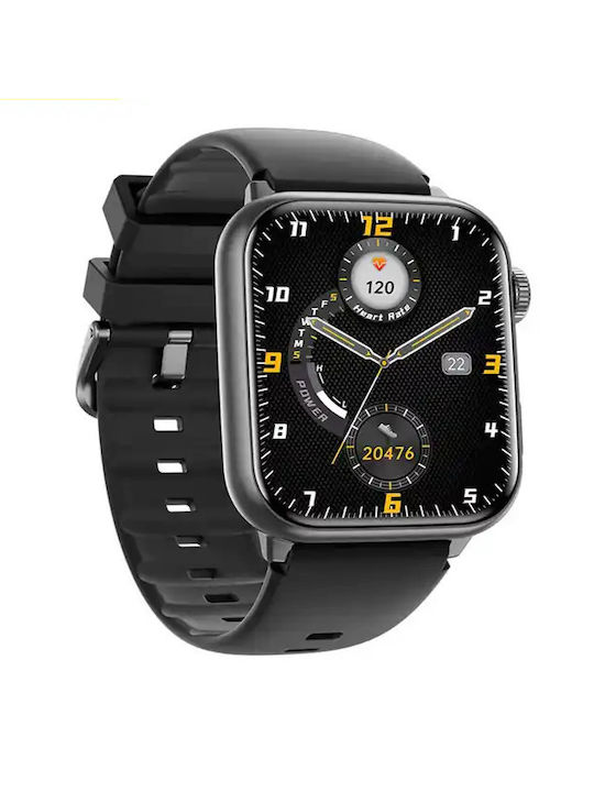 Awei Smartwatch with Heart Rate Monitor (Black)