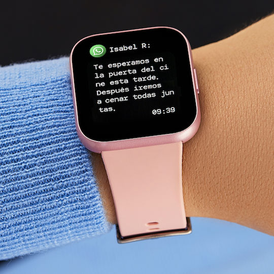 Marea B57013/2 45mm Smartwatch με Παλμογράφο (Σομόν)