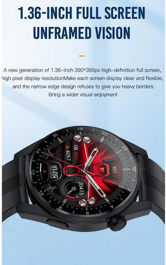 XO W3 Pro Smartwatch (Negru)