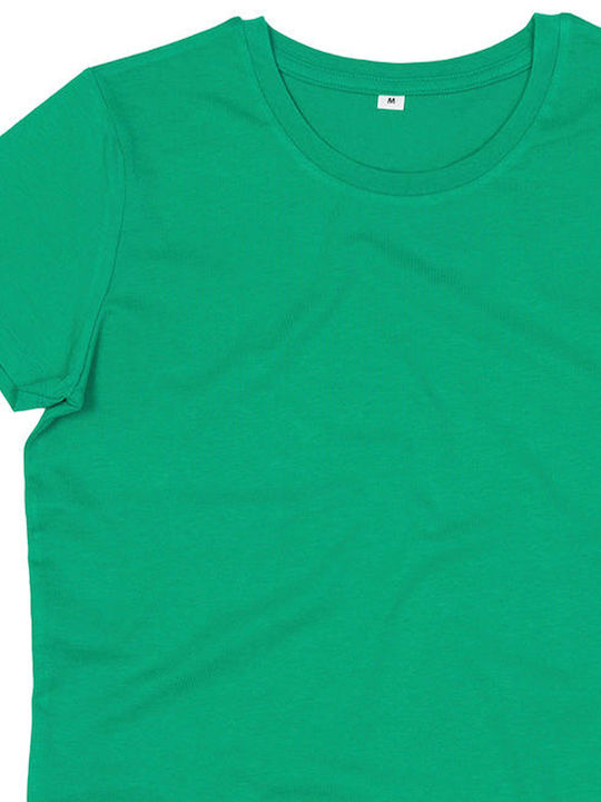 Mantis World M02 Γυναικείο Διαφημιστικό T-shirt Κοντομάνικο Kelly Green