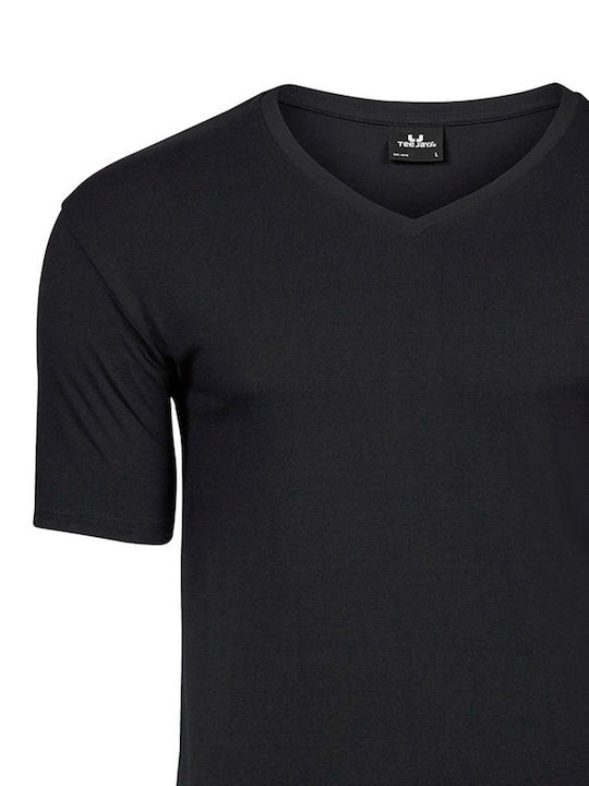 Tee Jays Stretch 401 Men's Short Sleeve Promotional T-Shirt Black