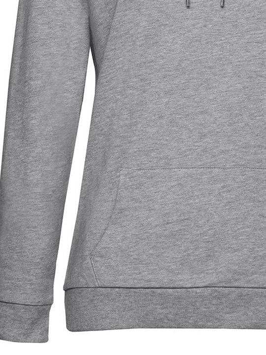 B&C Women's Long Sleeve Promotional Sweatshirt Gray