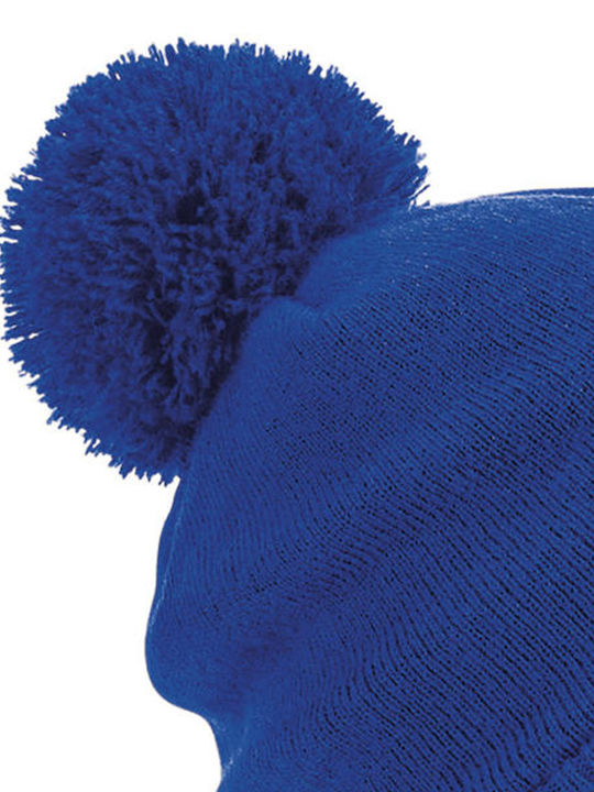 Beechfield Snowstar Pom Pom Beanie Männer Beanie Gestrickt Bright Royal