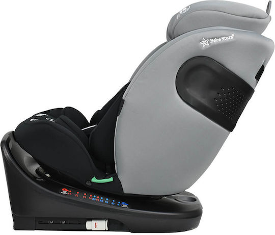 Bebe Stars Supreme Καθισματάκι Αυτοκινήτου i-Size με Isofix Ice Grey