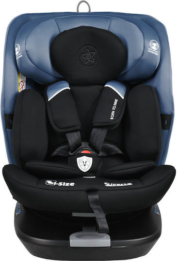 Bebe Stars Supreme Καθισματάκι Αυτοκινήτου i-Size με Isofix Moonlight Blue