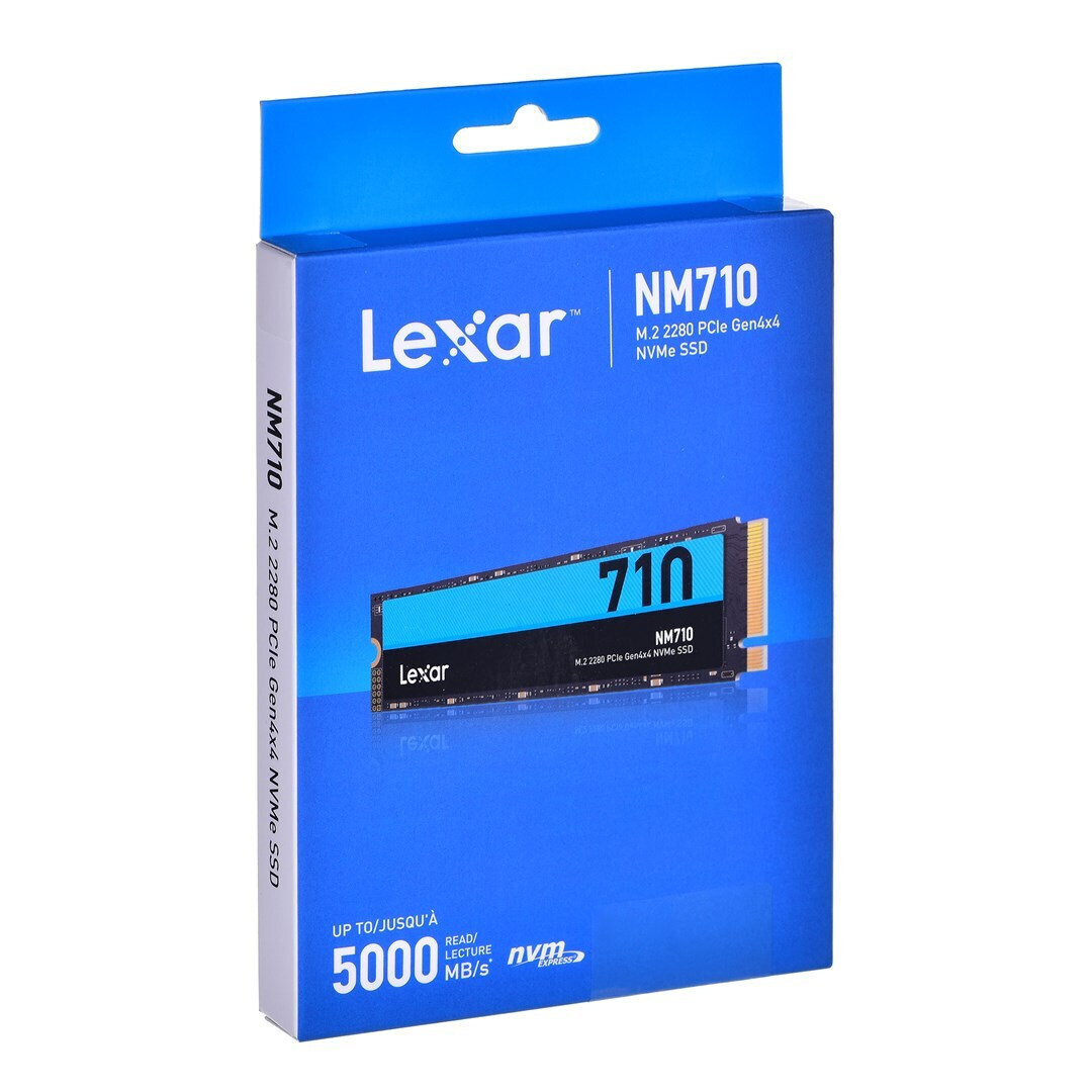 M.2 2TB NM710 SSD Lexar NVMe 4850MB/s (Đọc 4x4 Gen PCIe 2280 M.2 2TB NM710 Lexar SSD cứng Ổ 健康100% Gen4 内蔵型SSD