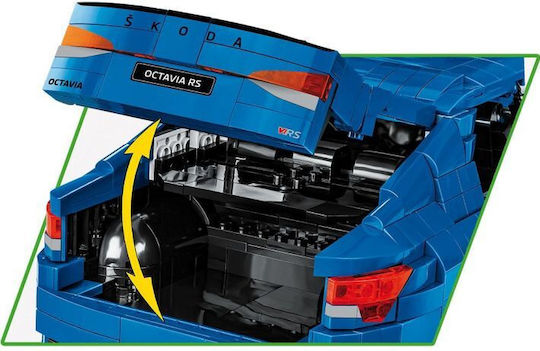 Cobi Building Blocks Skoda Octavia RS Executive Edition for 10 Plus Years 2622 Pieces