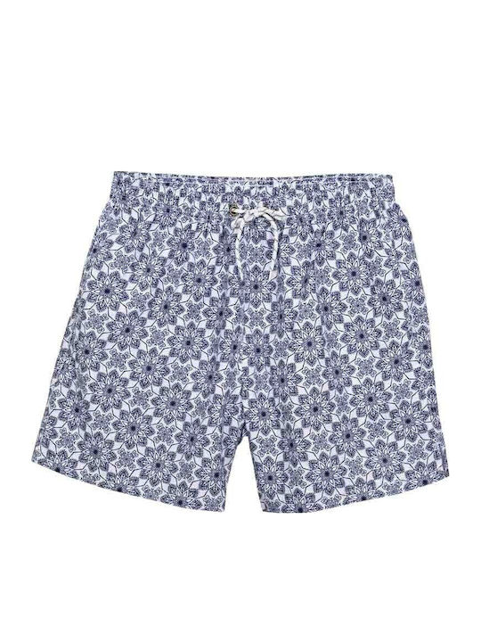 Men's Swimwear Shorts Blue Floral
