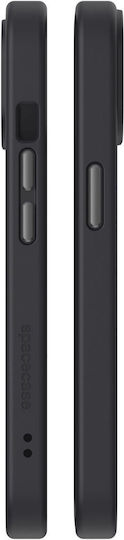 Spacecase Hybrid Magsafe Задна корица Пластмаса Черен (iPhone 15)
