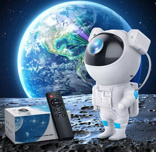 Dekorative Lampe Astronaut Weiß