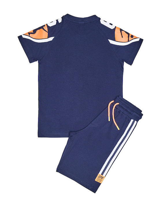 Sprint Kids Set with Shorts Summer 2pcs NAVY 241-3021-305